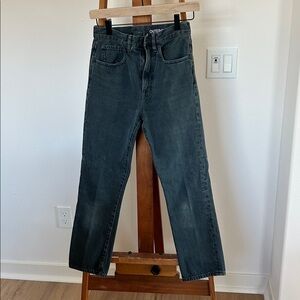Outerknown Straight Leg Dark Blue Crop Jeans Size 24
